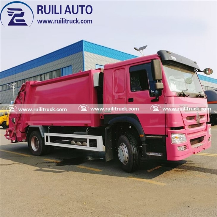 Sinotruck 14 CBM 4 X 2 Compressed Rubbish Truck best